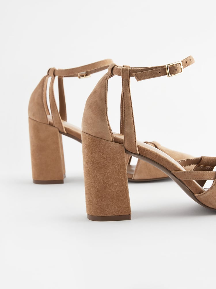 Brown Forever Comfort® Cut-Out Block Heel Shoes - Image 7 of 7