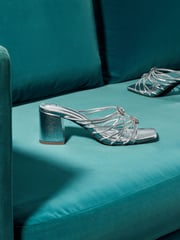 Silver Forever Comfort® Jewel Bow Wedges - Image 2 of 8