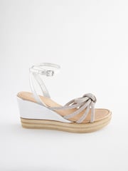 Silver Forever Comfort® Jewel Bow Wedges - Image 5 of 8