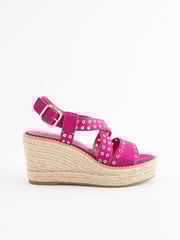 Pink Forever Comfort® Eyelet Detail Wedges - Image 2 of 6