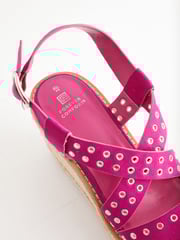 Pink Forever Comfort® Eyelet Detail Wedges - Image 6 of 6