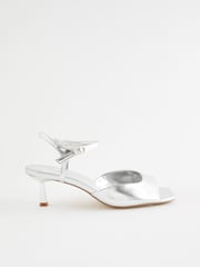 Silver Forever Comfort® Low Simple Sandals - Image 4 of 10