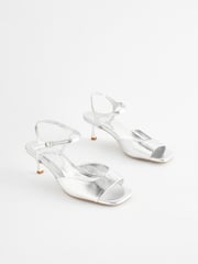 Silver Forever Comfort® Low Simple Sandals - Image 5 of 10