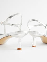 Silver Forever Comfort® Low Simple Sandals - Image 7 of 10