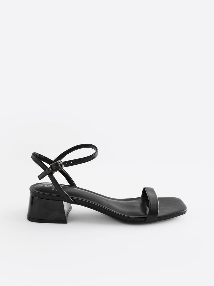 Black Forever Comfort® Low Heel Sandals - Image 2 of 7
