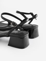 Black Forever Comfort® Low Heel Sandals - Image 3 of 7