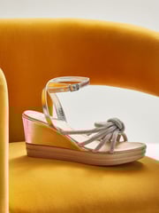Silver Forever Comfort Jewel Knot Mules - Image 3 of 6