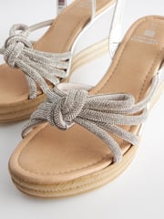 Silver Forever Comfort Jewel Knot Mules - Image 5 of 6