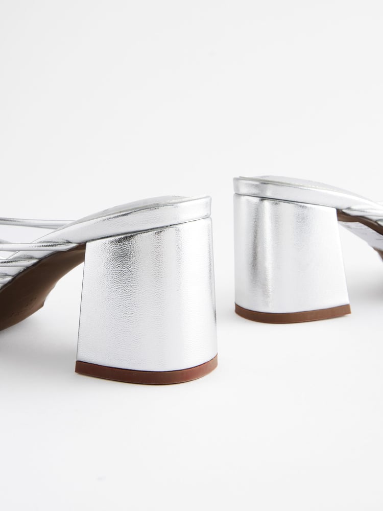 Silver Forever Comfort Jewel Knot Mules - Image 6 of 6