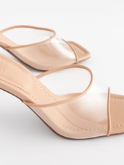 Clear Forever Comfort Vinyl Block Heel Mules - Image 6 of 8