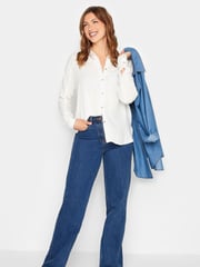 Long Tall Sally Cream Long Sleeve Shirt - Image 4 of 4