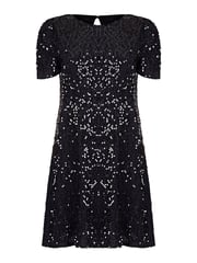 Mela Black Sequin Dresses - Image 5 of 5