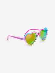 Regenbogenfarben - Herz-Sonnenbrille - Bild 1 von 4