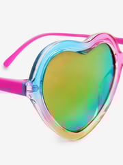 Regenbogenfarben - Herz-Sonnenbrille - Bild 3 von 4