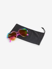 Regenbogenfarben - Herz-Sonnenbrille - Bild 4 von 4