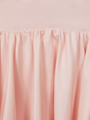 Reiss Pink Toby 4-9 yrs Puff Sleeve Ruffle Mini Dress - Image 7 of 7