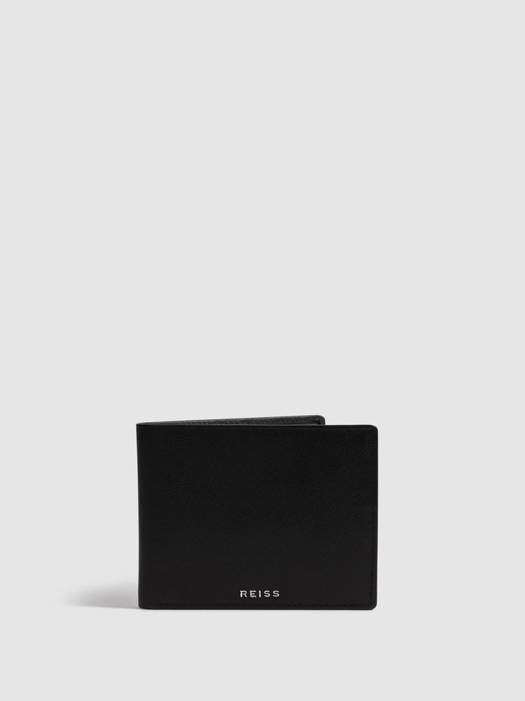 Reiss Black Cabot Leather Wallet - Image 1 of 4