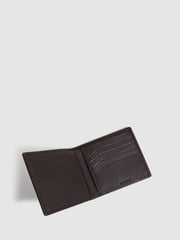 Reiss Chocolate Cabot Leather Wallet - Image 3 of 4