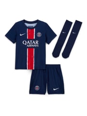 Nike Blue Jr. PSG Home Stadium 3 Piece Football Kit - Image 11 of 13