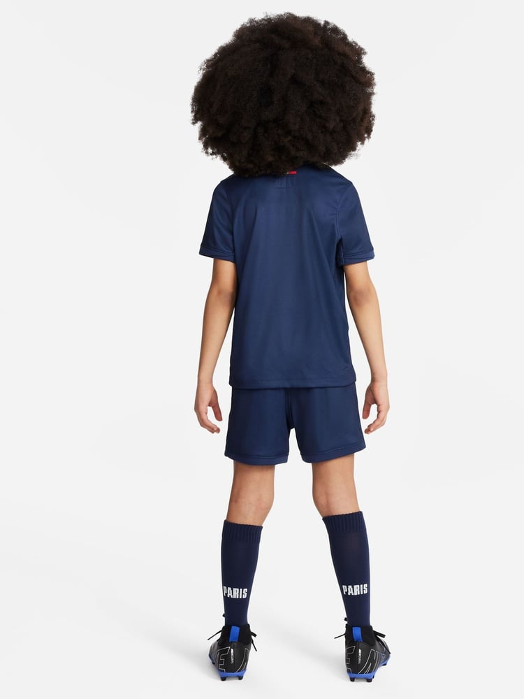 Nike Blue Jr. PSG Home Stadium 3 Piece Football Kit - Image 2 of 13