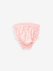 Pink 100% Cotton Baby Knickers 3 Pack (0mths-2yrs) - Image 2 of 5
