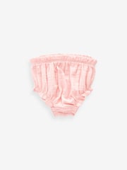 Pink 100% Cotton Baby Knickers 3 Pack (0mths-2yrs) - Image 4 of 5