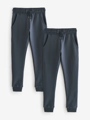 Navy Blue Skinny Fit Joggers 2 Pack (3-16yrs) - Image 1 of 4