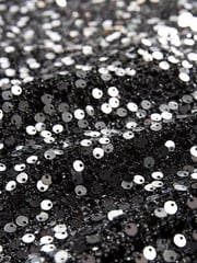 Black Sequin Scarf Cami Top - Image 7 of 7