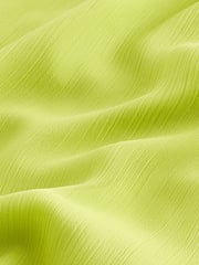 Lime Green Sheer Layer Cap Sleeve Top - Image 8 of 9