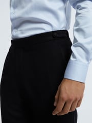 Reiss Navy Claridge Atelier Italian Cashmere Modern Fit Trousers - Image 4 of 5