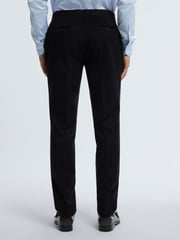 Reiss Navy Claridge Atelier Italian Cashmere Modern Fit Trousers - Image 5 of 5