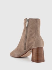 Office Brown Suede Sock Ankle Ash Boots - Image 2 of 4