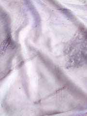 Purple Smudge Print Long Sleeve Column Maxi Dress - Image 6 of 6