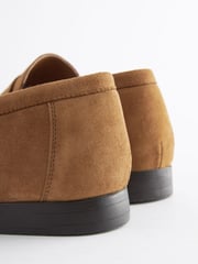 Tan Brown Saddle Loafers - Image 4 of 7
