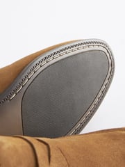 Tan Brown Saddle Loafers - Image 5 of 7