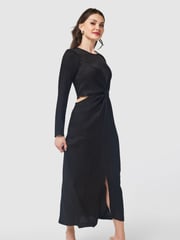 Closet London Black Twist Front Dress - Image 4 of 5