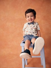 Multi Short Sleeve Shirt And Bow Tie Set (3mths-7yrs) - Image 3 of 8