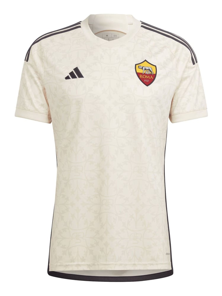 adidas Yellow Roma Away Shirt - Image 2 of 3