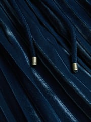 Ted Baker Blue Kassiah Pleated Halterneck Midi Dress - Image 5 of 5