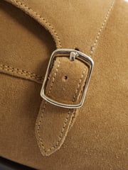 Reiss Stone Amalfi Suede Double Monk Strap Shoes - Image 5 of 5