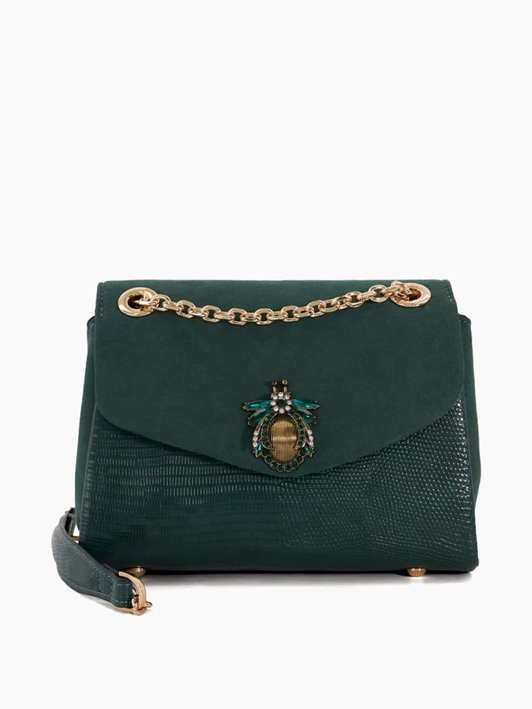 Dune London Green Dusk Mini Bug Bag - Image 2 of 5