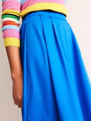 Boden Blue Petite Isabella Cotton Sateen Skirt - Image 4 of 5