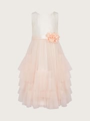 Monsoon Pink Sofia Ruffle Dress - Image 1 of 3
