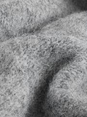 Grey Short Sleeve Crew Neck Jumper With Wool - Image 7 of 7