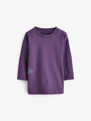 Grey/Black 100% Cotton Long Sleeve T-Shirts 3 Pack (3mths-7yrs) - Image 3 of 6
