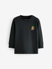 Blue Vegetables Long Sleeve T-Shirts 3 Pack (3mths-7yrs) - Image 2 of 7