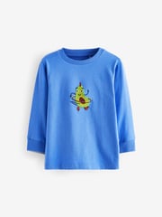Blue Vegetables Long Sleeve T-Shirts 3 Pack (3mths-7yrs) - Image 3 of 7