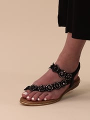 Lunar Charlotte II Floral Gemstone Sandals - Image 1 of 7