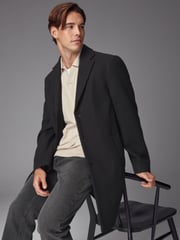 Black Epsom Overcoat - Image 3 of 12