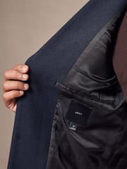 Navy Blue Epsom Overcoat - Image 10 of 10